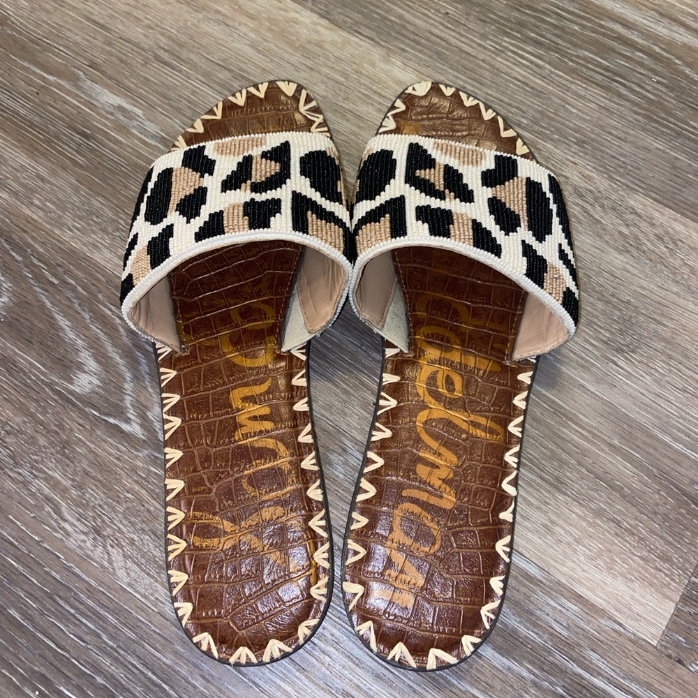Sam Edelman beaded slide sandals size 9